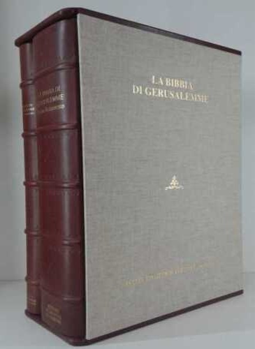 La Bibbia di Gerusalemme. (Opera corredata di numerose riproduzioni di …