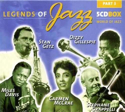 Legends of Jazz. Vol.3. Miles Davis Stan Getz Dizzy Gillespie …