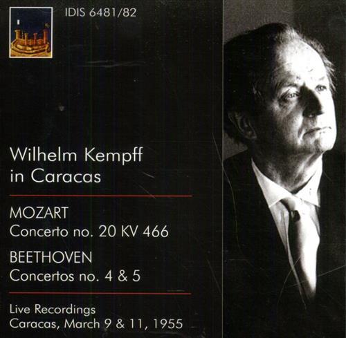 Wilhelm Kempff in Caracas. Mozart: Concerto no. 20 KV 466. …