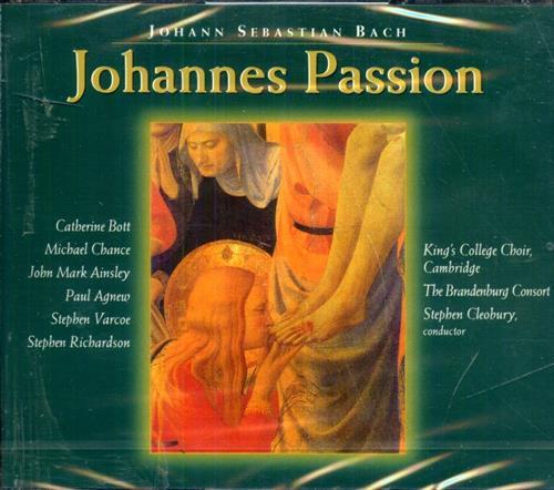 Johannes Passion. Catherine Bott - soprano Michael Chance - alto …