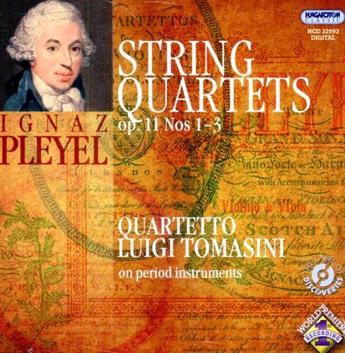 3 String Quartets. Op.11, Nos. 1-3. Quartetto Luigi Tomasini on …
