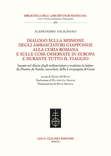 Dialogo sulla missione degli ambasciatori giapponesi alla curia romana e …