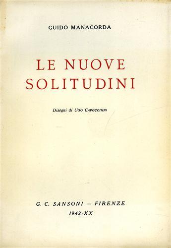 Le Nuove solitudini. Acqueforti, momenti musicali, intermezzo, ottocenteschi notturni.