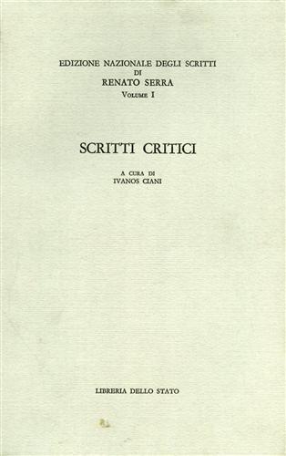 Scritti critici.