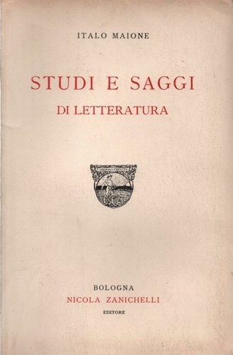 Studi e saggi di letteratura.