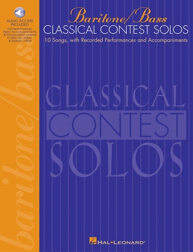 Classical Contest Solos. Baritone-Bass. Adela All Through the Night Alma …