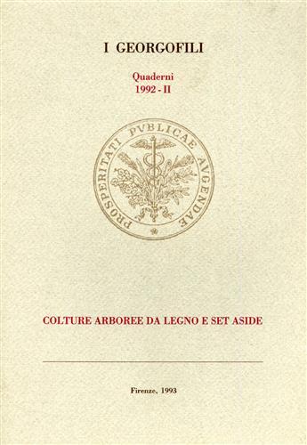 Colture arboree da legno e set aside.
