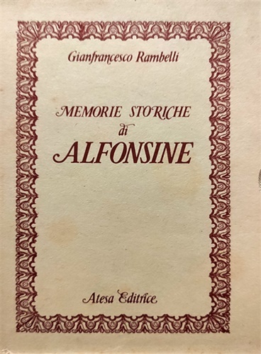 Memorie storiche di Alfonsine.