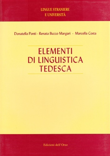 Elementi di linguistica tedesca.