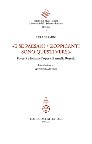«E se paesani / zoppicanti sono questi versi». Povertà e …