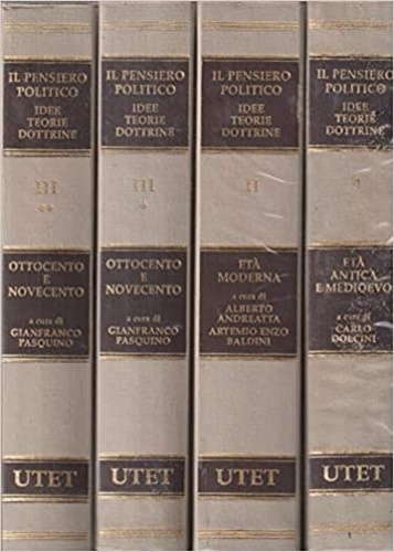 Il pensiero politico. Idee, teorie, dottrine.
