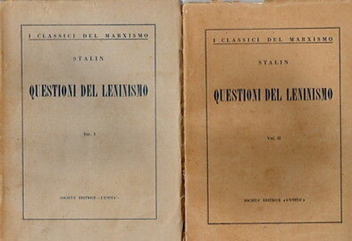 Questioni del leninismo.