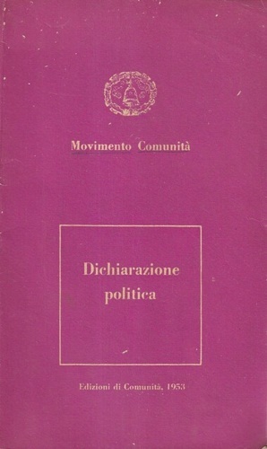 Dichiarazione politica.