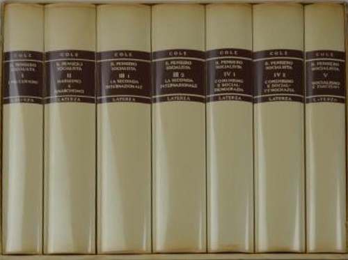 Storia del pensiero socialista. Vol.I-V (in 7 tomi). Vol.I: I …