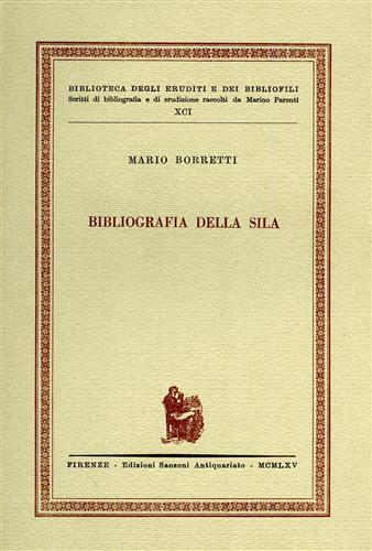 Bibliografia della Sila.