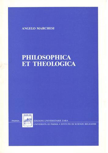 Philosophica et theologica.