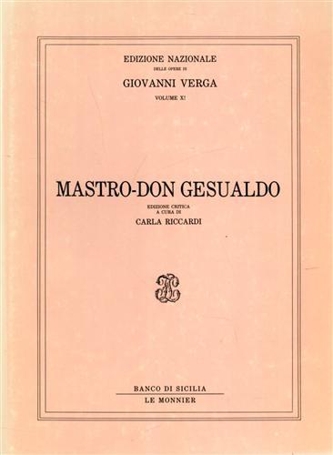 Mastro Don Gesualdo.