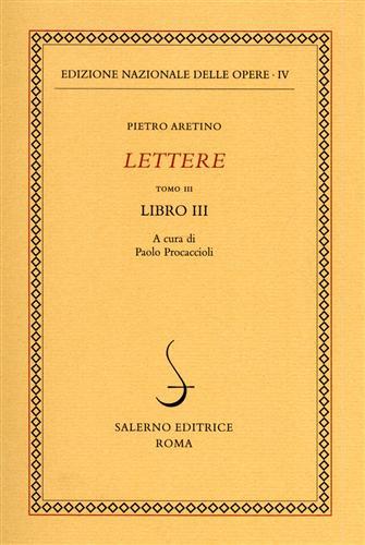 Lettere. Tomo III, Libro III.