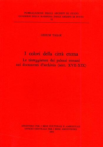 I colori della città eterna. Le tinteggiature dei palazzi romani …
