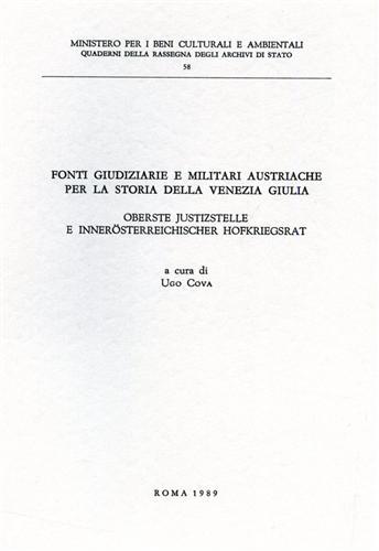 Fonti giudiziarie e militari austriache per la storia della Venezia …