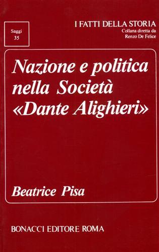Nazione e politica nella "Società Dante Alighieri".