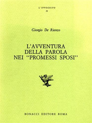 L'avventura della parola nei "Promessi Sposi".
