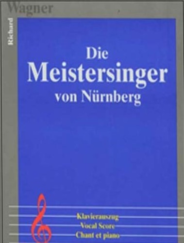 K1008. Die Meistersinger von Nurnberg. Chant et piano.