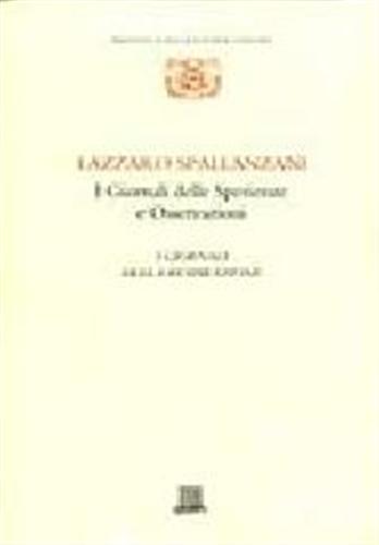 I Giornali delle Sperienze e Osservazioni. I Giornali della respirazione.