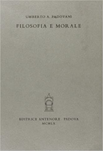 Filosofia e morale.