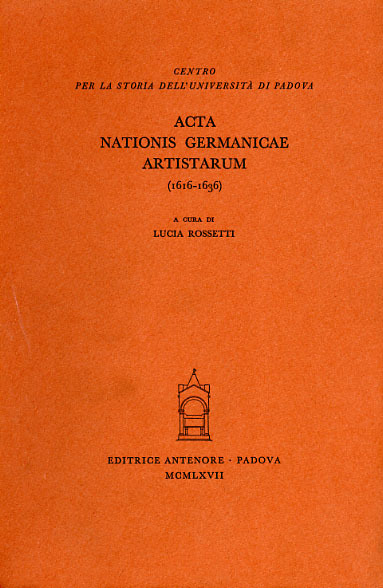 Acta Nationis Germanicae Artistarum (1616-1636).