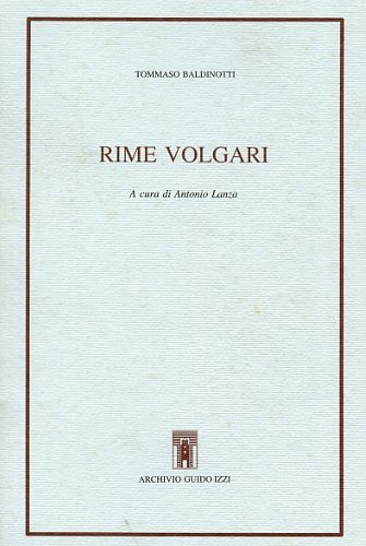 Rime volgari.