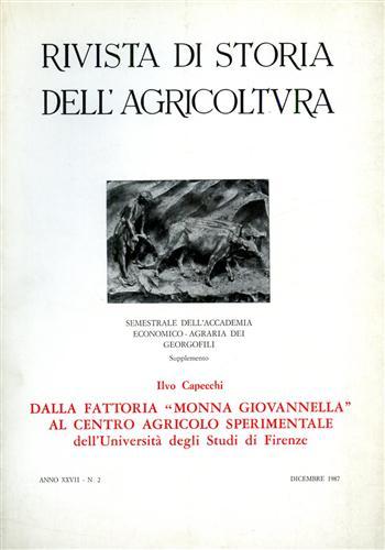 Dalla fattoria " Monna Giovannella" al Centro agricolo sperimentale dell'Università …