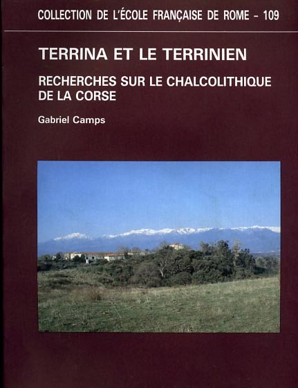 Terrina et le Terrinien. Recherches sur le chalcolithique de la …