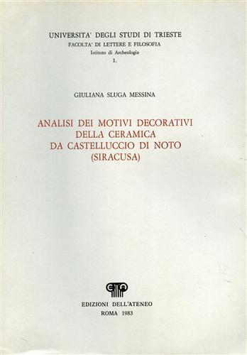 Analisi dei motivi decorativi della ceramica di Castelluccio di Noto …