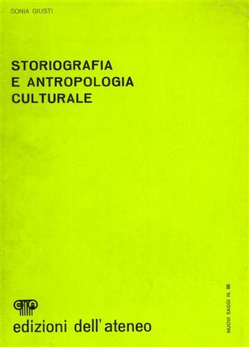 Storiografia e antropologia culturale.