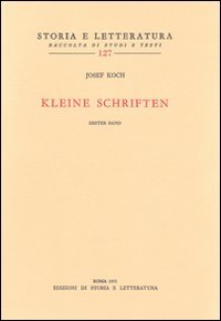 Kleine Schriften.
