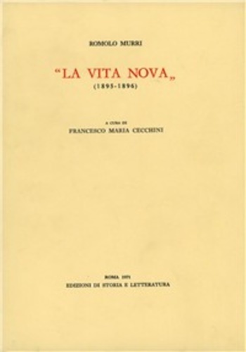 "La Vita Nova" (1895-1896).