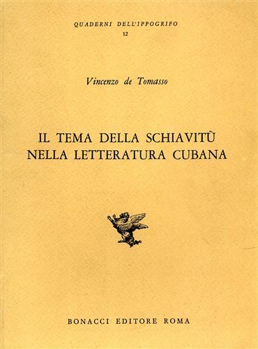 Il tema della schiavitù nella letteratura cubana.