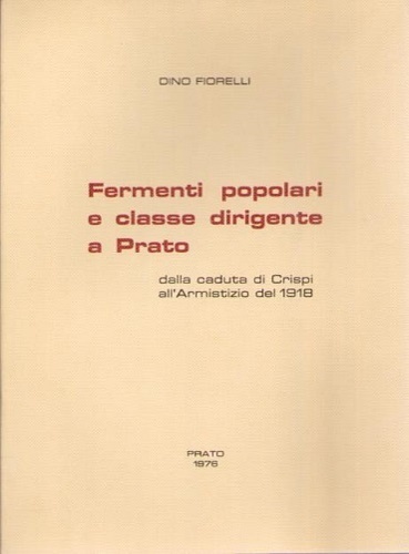 Fermenti popolari e classe dirigente a Prato dalla caduta di …