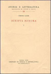 Scripta minora.