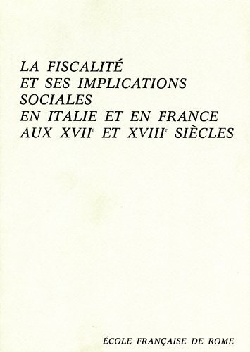 La fiscalité et ses implications sociales en Italie et en …