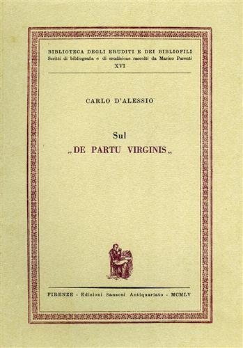 Sul "De Partu Virginis".
