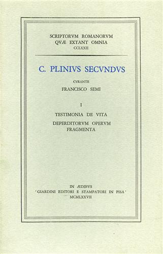 Testimonia de vita, deperditorum operum fragmenta.