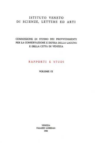 Commissione di Studio dei Provvedimenti per la conservazione e Difesa …