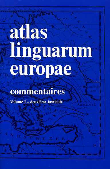 Atlas linguarum Europae. (ALE). Vol.I: Commentaires, deuxième fascicule: Cartes.