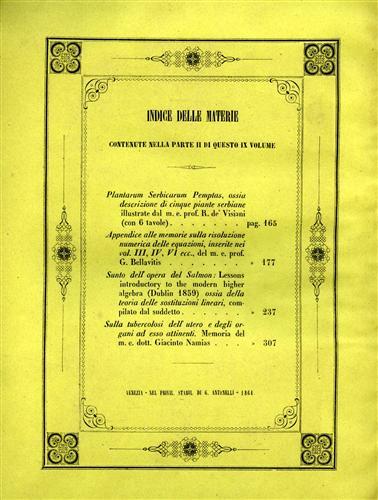 Memorie dell'I. R. Istituto Veneto di Scienze, Lettere ed Arti. …