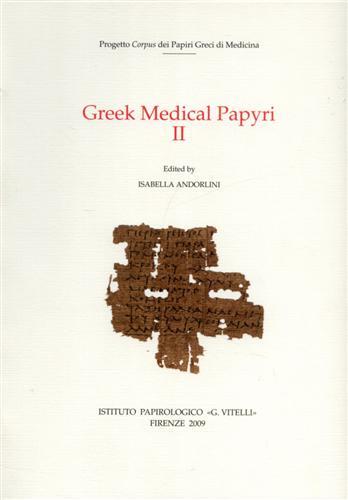 Greek Medical Papyri. vol.II.