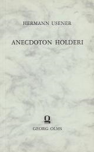 Anecdoton Holderi. Ein Beitrag zur Geschichte Roms in ostgothischer Zeit.