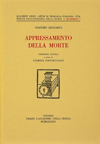 Appressamento della morte.