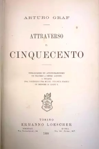 Attraverso il Cinquecento. Attraverso il Cinquecento: – Petrarchismo ed antipetrarchismo. …